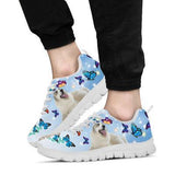 Great Pyrenees Butterfly Sneakers Shoes For Women, Shoes For Men Sneaker Custom Shoes