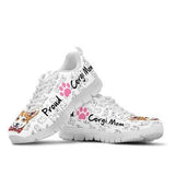 Corgi Proud Mom Sneakers Shoes For Women, Shoes For Men Sneaker Custom Shoes
