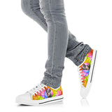 Heeler Flowers Low Top Shoes For Women, Shoes For Men Custom Shoes