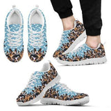 German Shepherd Chibi Sneakers Shoes For Women, Shoes For Men Sneaker Custom Shoes