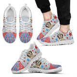 Shih Tzu Circle Sneakers Shoes For Women, Shoes For Men Sneaker Custom Shoes