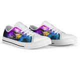Hummingbird Purple Galaxy Low Top Shoes For Women, Shoes For Men Custom Shoes