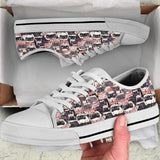 Pugs Funny Low Top Shoes For Women, Shoes For Men Custom Shoes