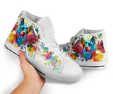 Heeler Color High Top Shoes For Women, Shoes For Men Custom Shoes