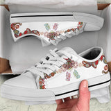 Butterfly Mandala Low Top Shoes For Women, Shoes For Men Custom Shoes