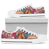 Dachshund Cubes Low Top Shoes For Women, Shoes For Men Custom Shoes