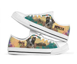 Heeler Face Low Top Shoes For Women, Shoes For Men Custom Shoes