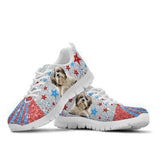 Shih Tzu Circle Sneakers Shoes For Women, Shoes For Men Sneaker Custom Shoes