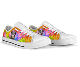 Heeler Flowers Low Top Shoes For Women, Shoes For Men Custom Shoes