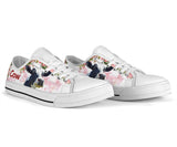 Cows Pink Low Top Shoes For Women, Shoes For Men Custom Shoes
