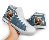 Elephant Jeans High Top Shoes For Women, Shoes For Men Custom Shoes