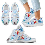 Bichon Frise Butterfly Sneakers Shoes For Women, Shoes For Men Sneaker Custom Shoes