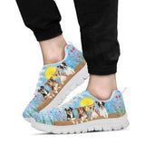 Chihuahua In Spring Time Petal Sneakers Shoes For Women, Shoes For Men Sneaker Custom Shoes