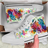 Beagle Color High Top Shoes For Women, Shoes For Men Custom Shoes