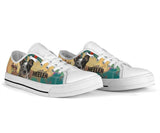 Heeler Face Low Top Shoes For Women, Shoes For Men Custom Shoes
