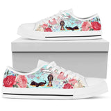 Dachshund Woof Woof Low Top Shoes For Women, Shoes For Men Custom Shoes