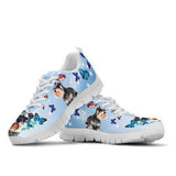 Schnauzers Butterfly Sneakers Shoes For Women, Shoes For Men Sneaker Custom Shoes