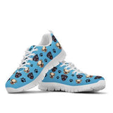 Pug Cartoon Sneakers Shoes For Women, Shoes For Men Sneaker Custom Shoes
