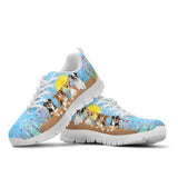 Chihuahua In Spring Time Petal Sneakers Shoes For Women, Shoes For Men Sneaker Custom Shoes