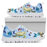 Turtles Butterfly Sneakers Shoes For Women, Shoes For Men Sneaker Custom Shoes