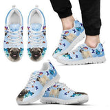 Pugs Butterfly Sneakers Shoes For Women, Shoes For Men Sneaker Custom Shoes