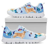Golden Retriever Sneakers Shoes For Women, Shoes For Men Sneaker Custom Shoes