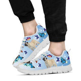 Pugs Butterfly Sneakers Shoes For Women, Shoes For Men Sneaker Custom Shoes