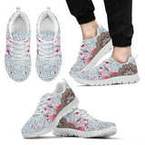 Flamingo Flower Petal Sneakers Shoes For Women, Shoes For Men Sneaker Custom Shoes