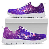 Nurse Purple Sneakers Shoes For Women, Shoes For Men Sneaker Custom Shoes