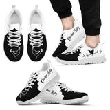 Chickens Black White Sneakers Shoes For Women, Shoes For Men Sneaker Custom Shoes