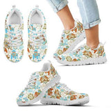 Bohemain Elephant Petal Sneakers Shoes For Women, Shoes For Men Sneaker Custom Shoes