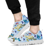 Turtles Butterfly Sneakers Shoes For Women, Shoes For Men Sneaker Custom Shoes