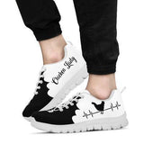 Chickens Black White Sneakers Shoes For Women, Shoes For Men Sneaker Custom Shoes