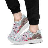 Flamingo Flower Petal Sneakers Shoes For Women, Shoes For Men Sneaker Custom Shoes