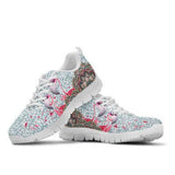 Flamingo Flower Petal Sneakers Shoes For Women, Shoes For Men Sneaker Custom Shoes