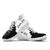 Chickens Black White Sneakers Shoes For Women, Shoes For Men Sneaker Custom Shoes