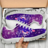 Nurse Purple Sneakers Shoes For Women, Shoes For Men Sneaker Custom Shoes
