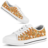 Corgis So Cute Low Top Shoes For Women, Shoes For Men Custom Shoes