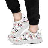 Cow Flowers Sneakers Shoes For Women, Shoes For Men Sneaker Custom Shoes