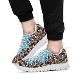 German Shepherd Chibi Sneakers Shoes For Women, Shoes For Men Sneaker Custom Shoes