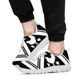 Chicken Black White Sneakers Shoes For Women, Shoes For Men Sneaker Custom Shoes