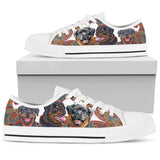 The Ancient Rottweiler Low Top Shoes For Women, Shoes For Men Custom Shoes