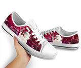 I Love Bulldogs Low Top Shoes For Women, Shoes For Men Custom Shoes