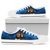 Rottweiler Galaxy Low Top Shoes For Women, Shoes For Men Custom Shoes