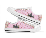 Heeler Pink Low Top Shoes For Women, Shoes For Men Custom Shoes