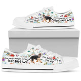 German Shepherd Become We Low Top Shoes For Women, Shoes For Men Custom Shoes