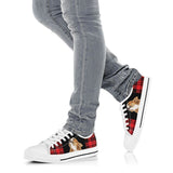 Corgi Buffalo Plaid Christmas Low Top Shoes For Women, Shoes For Men Custom Shoes