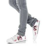 English Spinger Spaniel Flower And Butterfly Low Top Shoes For Women, Shoes For Men Custom Shoes