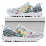 Chickens Flower Petal Sneakers Shoes For Women, Shoes For Men Sneaker Custom Shoes