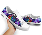 Dragonfly Watercolor Infinity Low Top Shoes For Women, Shoes For Men Custom Shoes